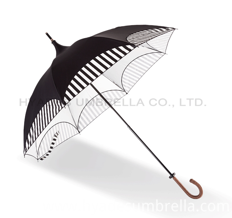 Ladies Vintage Folding Sun Pagoda Umbrella Parasol Ladies Vintage Folding Sun Pagoda Umbrella Parasol